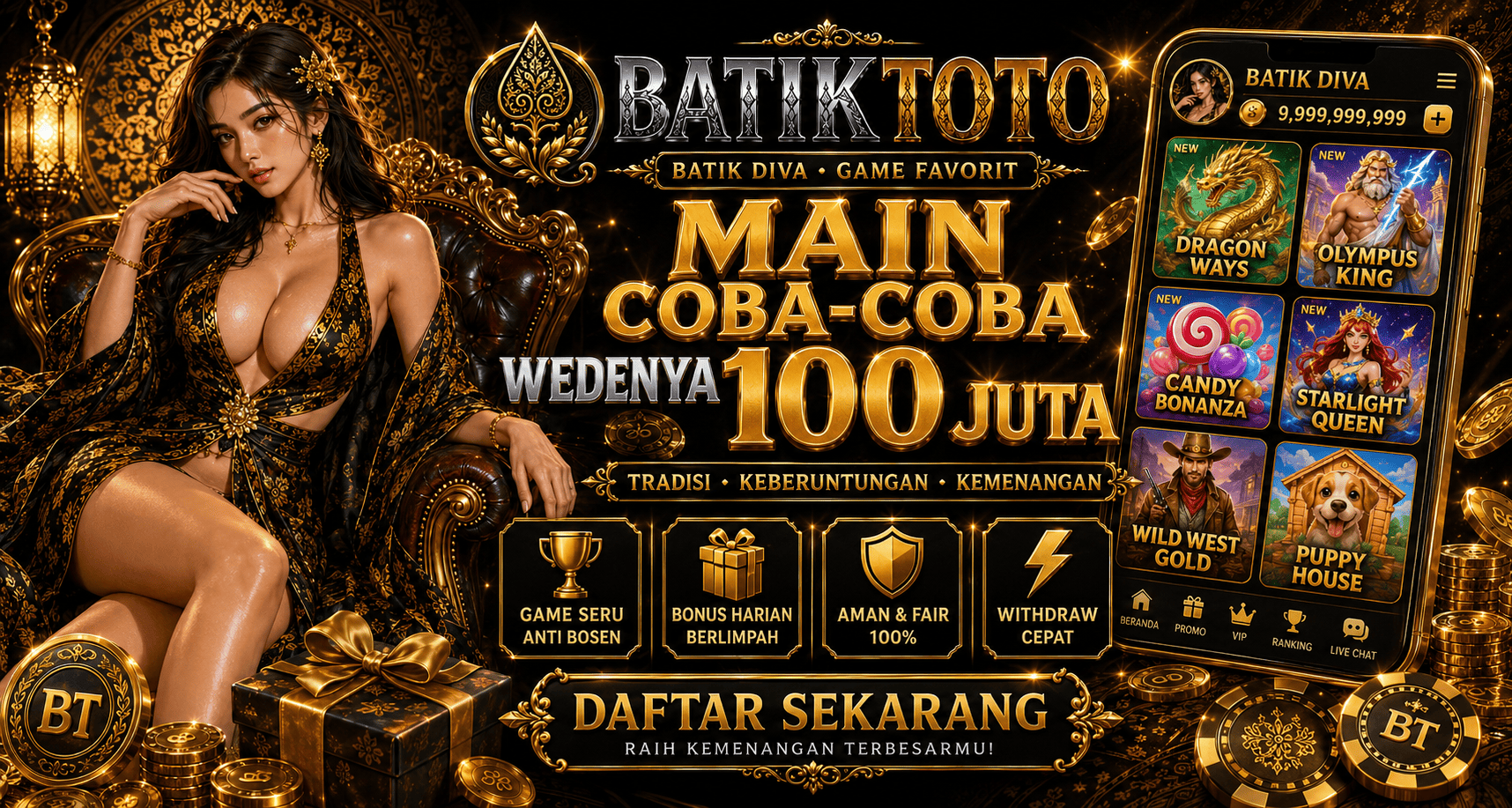WEDE 100 JUTA